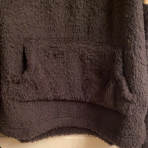 Sweet Generis Leopard Print and Black Fleece Pullover - Picture 2 of 6